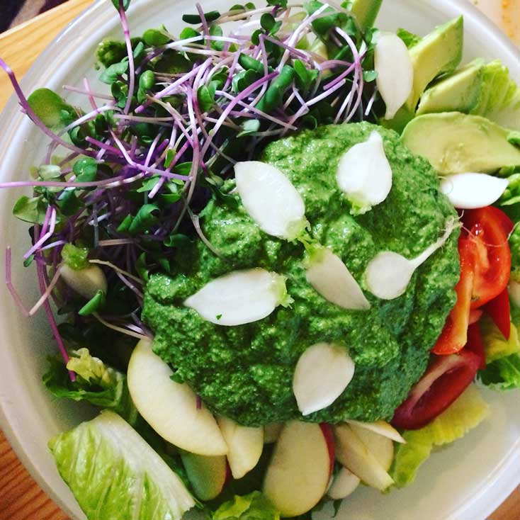 microgreen salad